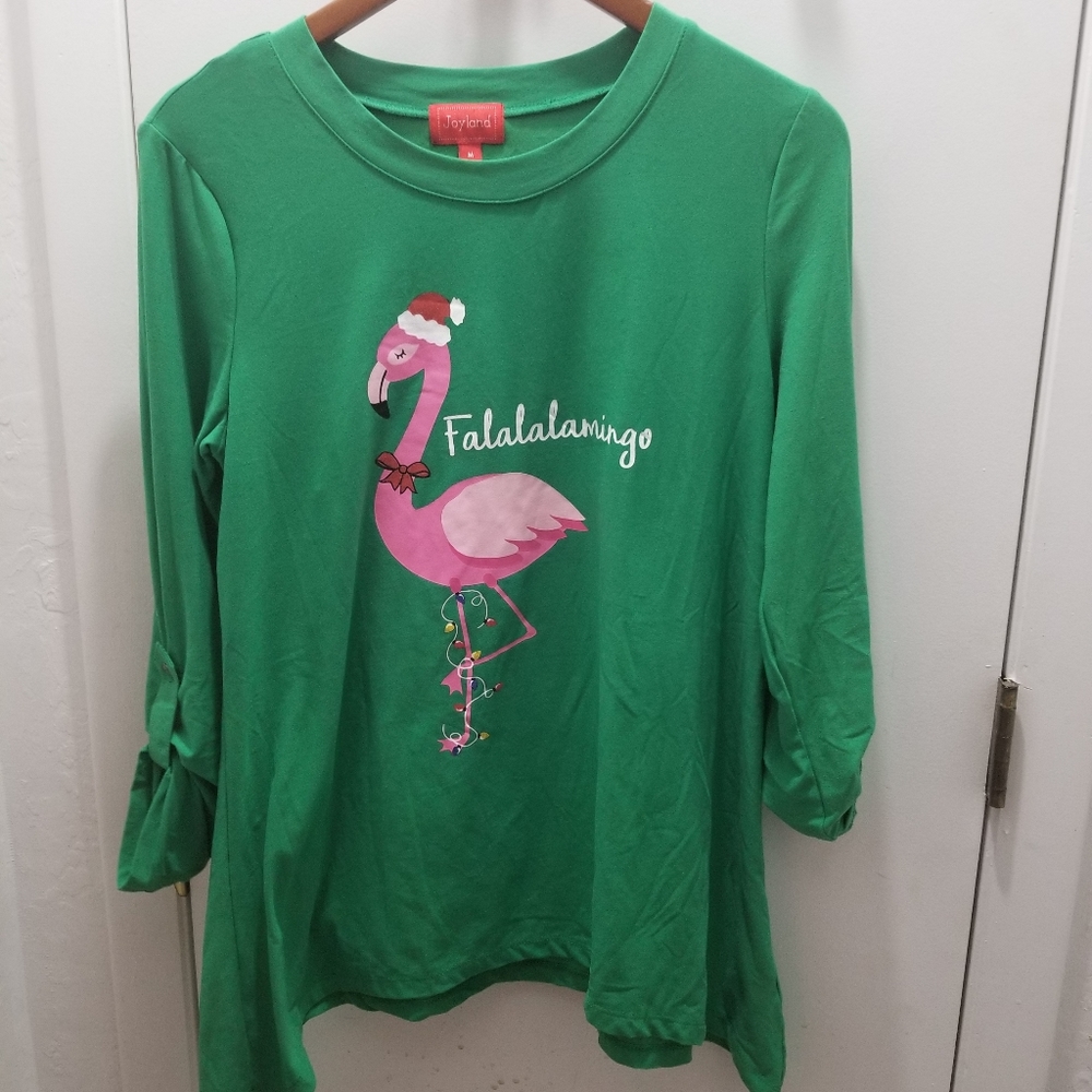 Joyland Falalalamingo Flamingo Christmas Shirt